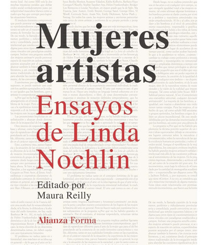 MUJERES ARTISTAS - LINDA NOCHLIN, de Linda Nochlin. Editorial Alianza en español