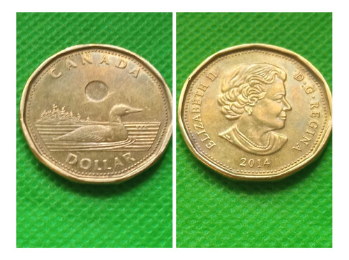 Moneda 1 Dólar Canada 2014
