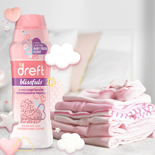 Dreft Blissfuls Escencia Para Ropa De Bebé 141 G