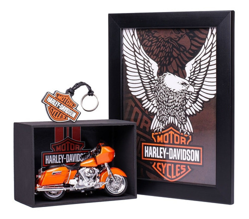 Miniatura Moto Harley-davidson 2002 Road Glide 1:18 S28