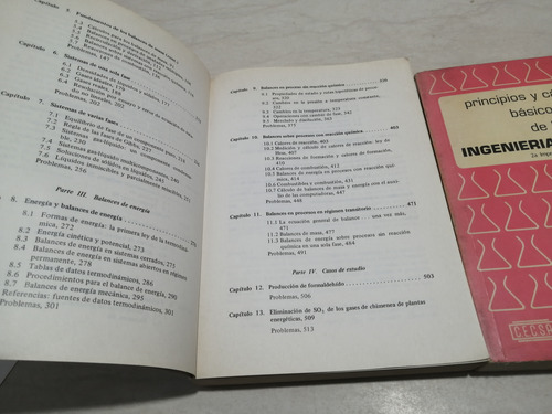 Libro. Principios Básicos De Los Procesos Químicos. +1 Afín (Usado)