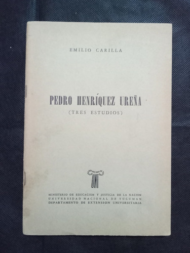 1010 Pedro Henriquez Ureña - Emilio Carilla
