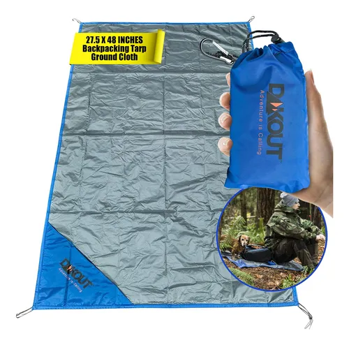Tela Impermeable Para Suelo, 80 G, Ultraligera, 78 X 122 Cm,