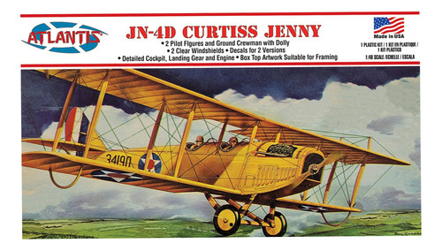 Jn-4d Curtiss Jenny - 1/48 - Atlantis L534