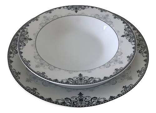 Aparelho De Jantar Porcelana Hauskraft Liliana 20 Peças
