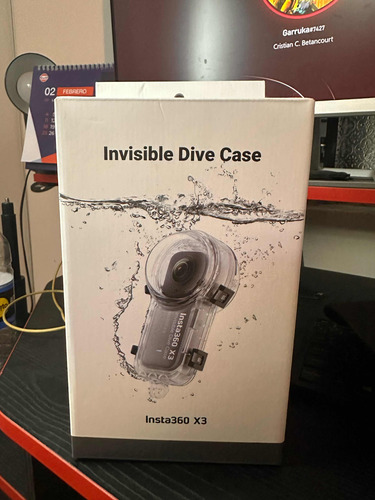 Buceo Carcasa Invisible Dive Case Insta 360x3