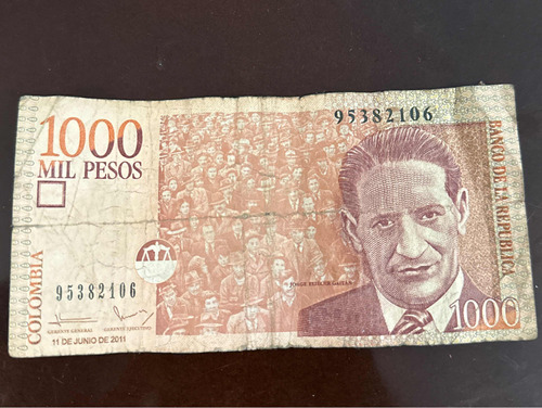 Billete De 1000 Pesos Colombianos 2011