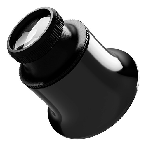 3 Pzs Lupa Monocular 20x Lente Cristal Joyero Relojero Ojo