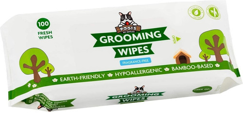 Pogi's Grooming Wipes, 100 Toallitas Antisepticas Para Perr