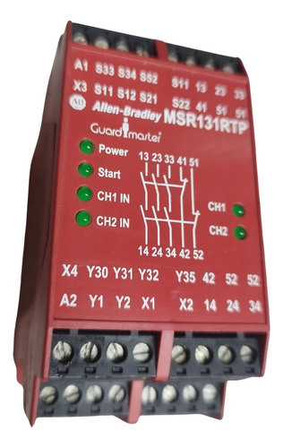 Msr131rtp Allen Bradley Relevador De Seguridad Usado.