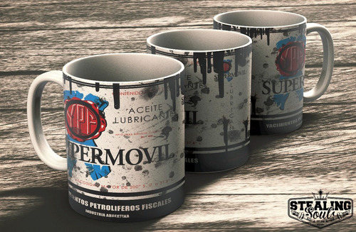 Taza De Porcelana Fierrera - Ypf #01 | Motor Oil - Aceite