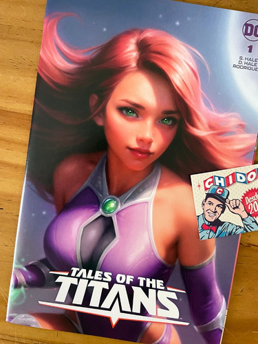 Comic - Tales Of The Titans #1 Will Jack Sexy Starfire Trade