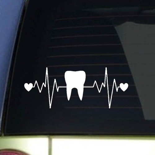 Sticker Para Coche Dentista Odontologo 
