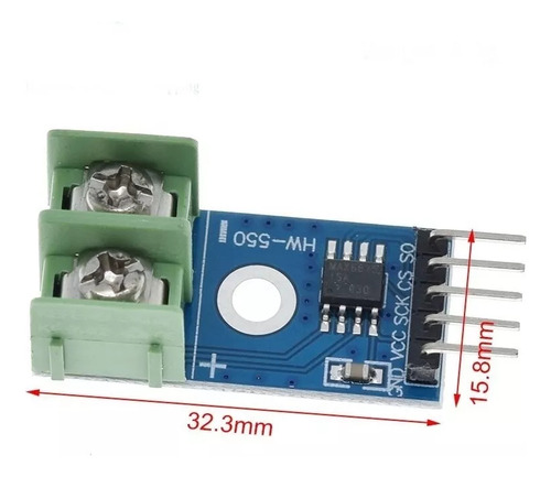 Termopar Tipo K + Modulo Sensor Temperatura (- 200 A 1024 Oc