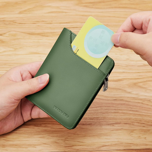 Vannanba Cartera Para Hombre Con Cremallera Cartera De Viaje