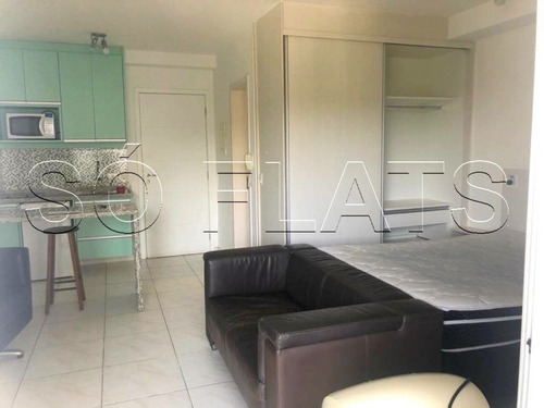 Imagem 1 de 15 de Flat Em Moema, Próximo A Marginal Pinheiros - Sf34810