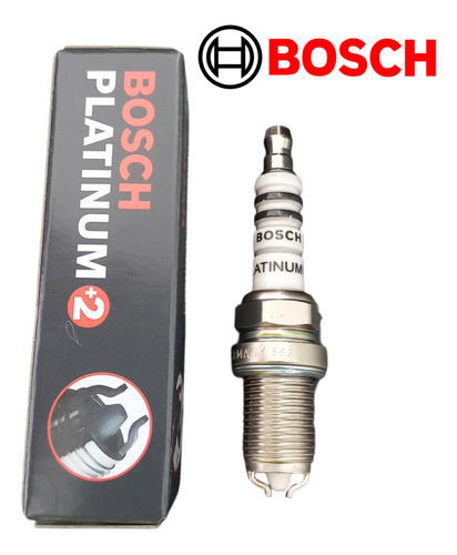Bujía Bosch Antienchumbe 2 Electrodo Universal Doble Platino