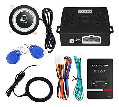 Kit De Botones De Arranque Del Motor Easyguard Ec004 Smart R