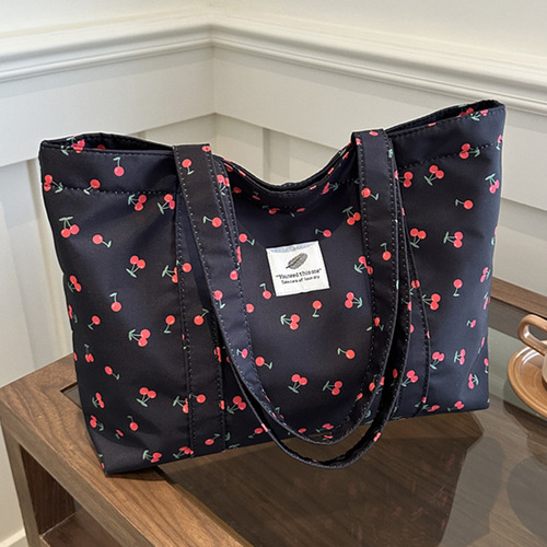 Para Bolso De Hombro A51b Con Estampado De Cerezas De Gran