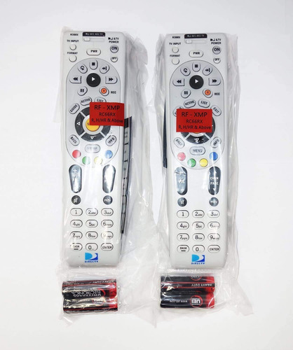 2 Pack - Directv Ir / Rf Universal Remote Control (rc66rx)