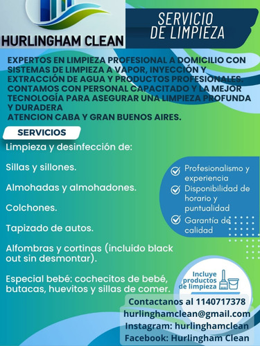 Limpieza Colchones Alfombras Cochecito Zona Oeste Caba Gba