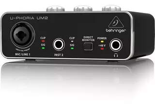 Interface Behringer Um-2 De Audio Canon Y Plug No Irig