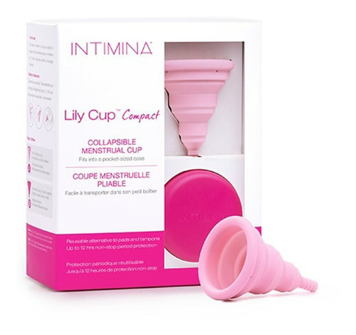 Copa Menstrual Plegable Portátil Reutilizable Silicona