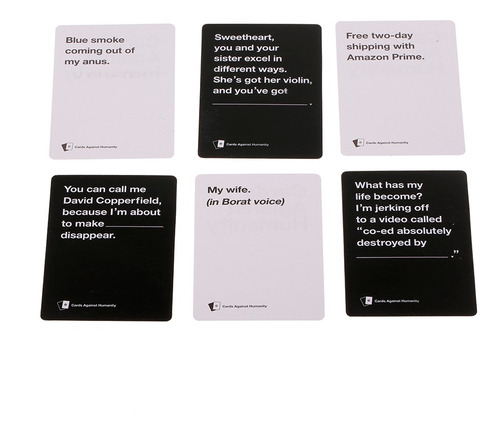 Tarjetas Contra La Humanidad Partido Juego Cartas Para Horri