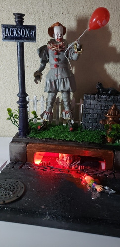 Maqueta Para Figura De It Pennywise Escala Neca