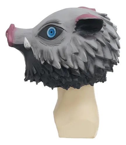 Máscara Plana Con Forma De Cabeza De Cerdo Inosuke Para Hall