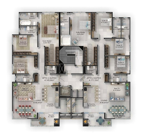 Imagem 7 de 9 de Apartamento Centro Itajaã - 103544