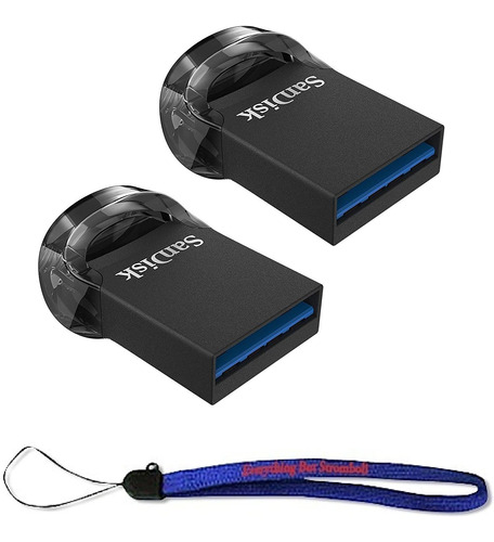 Pendrive Sandisk De 32gb Usb 3.1 Bajo Perfil 2-pack + Cor...