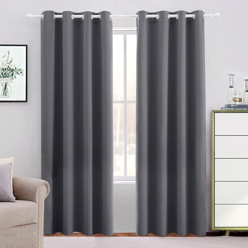 Cortinas Blackout 132x213 Cm Para Ventana Decoracion, 2pzs