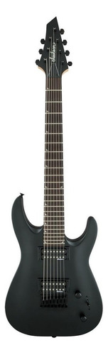 Guitarra elétrica Jackson JS Series JS22-7 DKA HT dinky de  choupo satin black satin com diapasão de amaranto