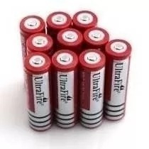 10 Bateria Ultrafire 18650 3,7v 6800mah Lanterna Original