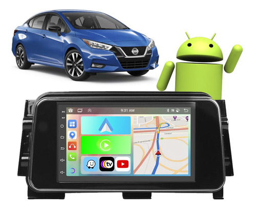Kit Central Multimidia Carplay Versa 21 22 23 Tv Online Wifi