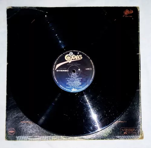 Michael Jackson Thriller Vinilo Disco LP QE 38112 Epic Records 1982 Venta  de discos -  México