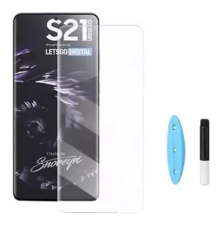 Para Samsung Galaxy S21 Ultra - Vidrio Templado Uv