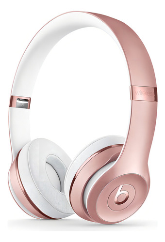 Fone de ouvido on-ear sem fio Beats Solo³ Wireless rose gold - Excelente (Recondicionado)