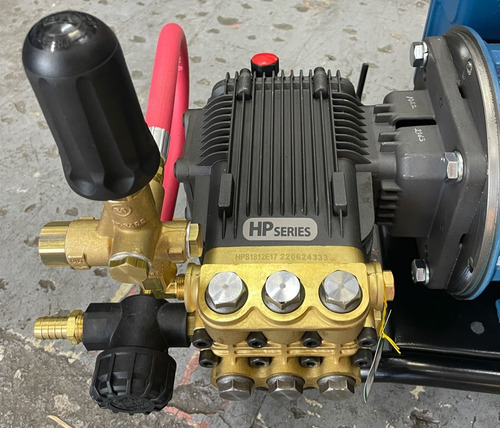 Imagen 2 de 8 de Hidrolavadora Industrial 5hp 220v 2500psi Apollo Económica