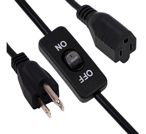 Cable De Extensión Con Interruptor De Encendido/apagado Y En