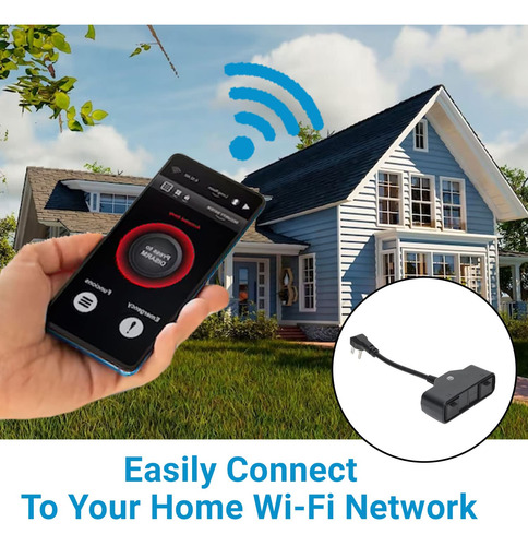 Enchufe Led Inteligente Lunabode - Enchufe Wifi De Exteri...