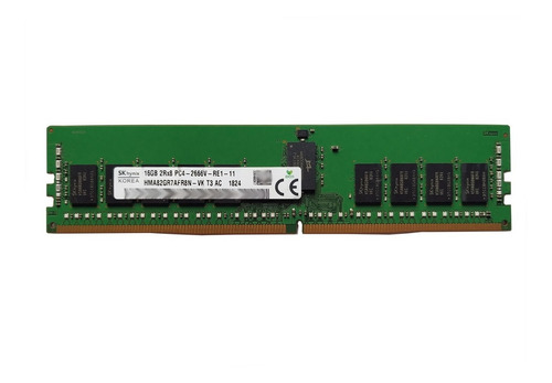 Imagem 1 de 1 de Kit 2 Memórias 16gb Ddr4-2666 Ecc Rdimm Servidor Hp Dell Ibm