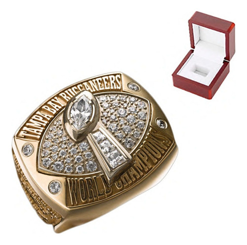 Nfl - Anillo De Campeonato De Los Tampa Bay Buccaneers 2002