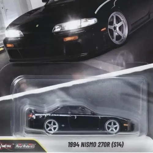 Hot Wheels Premium Modern Classics 1994 Nismo 270r S14 Preto
