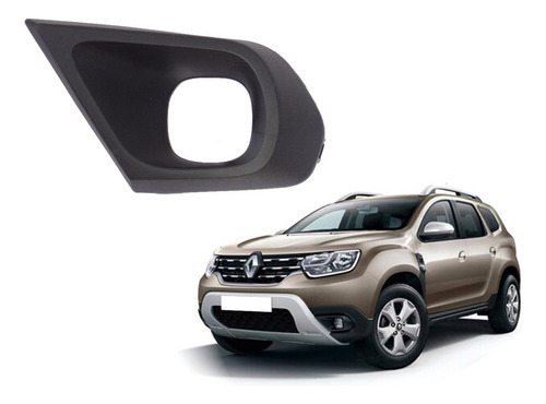 Bisel Negro Neblinero Izquierdo Renault Duster 2021-2023