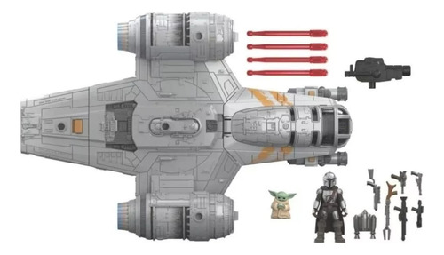Star Wars Mission Fleet The Mandalorian & Child Razor Crest