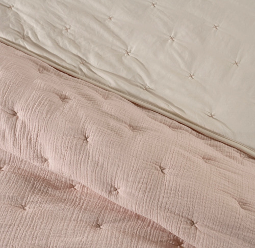 Edredón Queensize / Matrimonial Xl Voga Petal Rosa Vianney