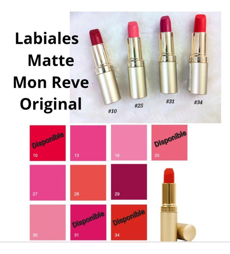 Labiales Mate Mon Reve Original 