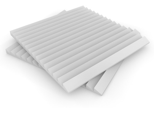 Placa Panel Acustico Premium Ignifugo Saw 50mm Espesor